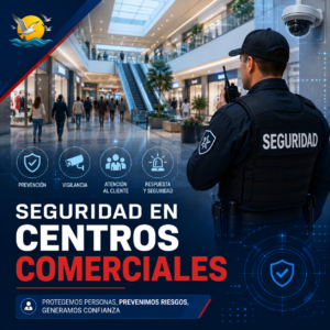 Servicio de vigilancia en centros comerciales